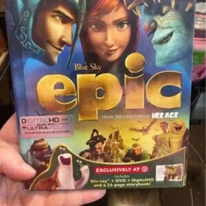 Epic blueray +DVD+DigitalHD and 24 page story book NEW